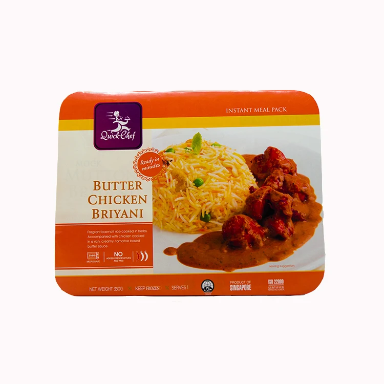 ISO Certified Singapore Healthy Instant Butter Chicken Biryani Rice