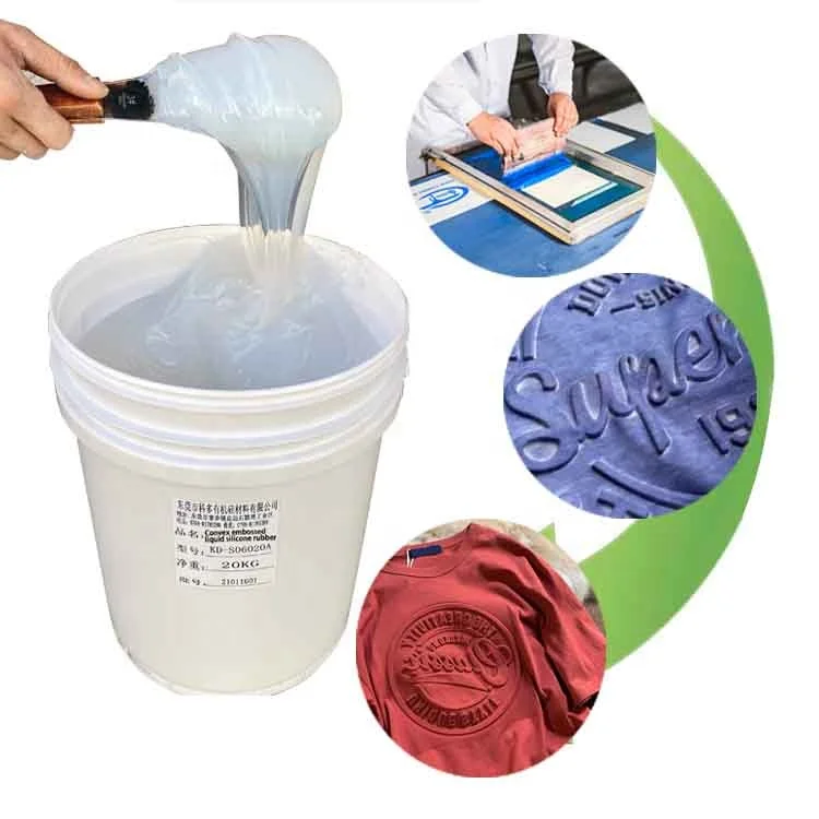 Made in China Liquid silicone ink  for clothing label screen printing/silicone printing