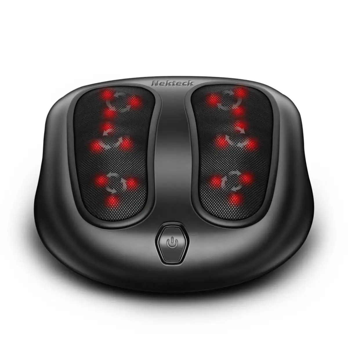 Hot Selling Heated 6 Massages Head Electric Back Foot Machine Massage Device Shiatsu Foot Massager With Heat