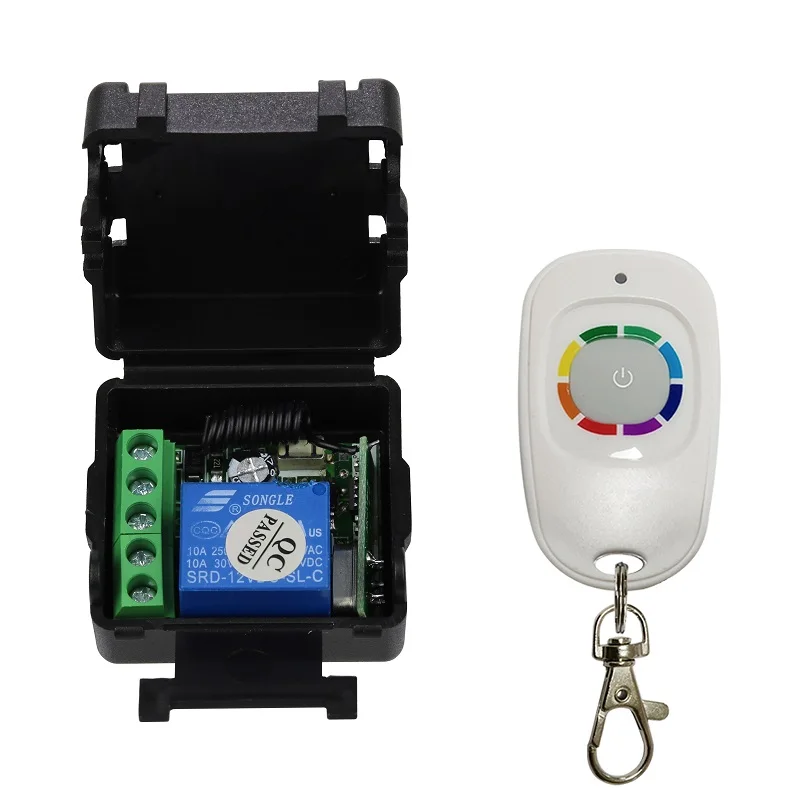 DC 12V 10A 1 Channel RF 433Mhz Remote Control Switch Transmitter and Receiver