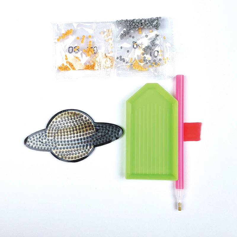 2024 hot sell  diy  magnet gift for child  wholesale the rubber resin stones eight planets fridge magnets