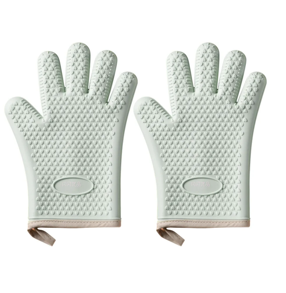 Waterproof Anti Scalding Bump Design No Odor Gloves Easy To Clean Kitchen Utensils Oven gloves Silicone Glove