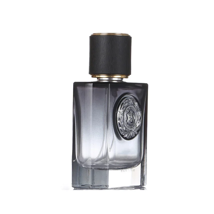 high quality 100ml 120ml 200ml 250ml perfume oriental glass square gradient bottle with spray