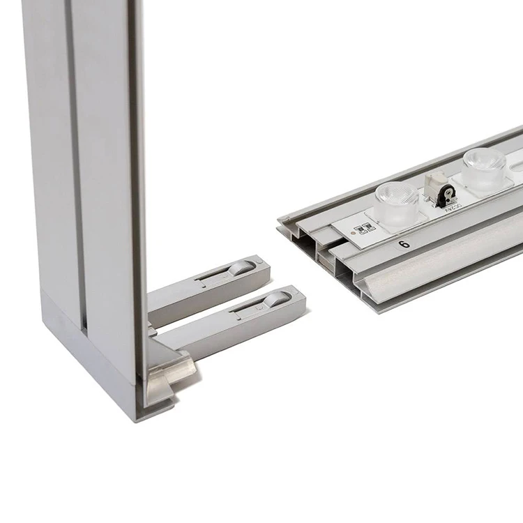 D100X230CM Aluminum Profile Seg Frameless Wall Fabric Lightbox Frame Backlit Light Box Frame For Advertising