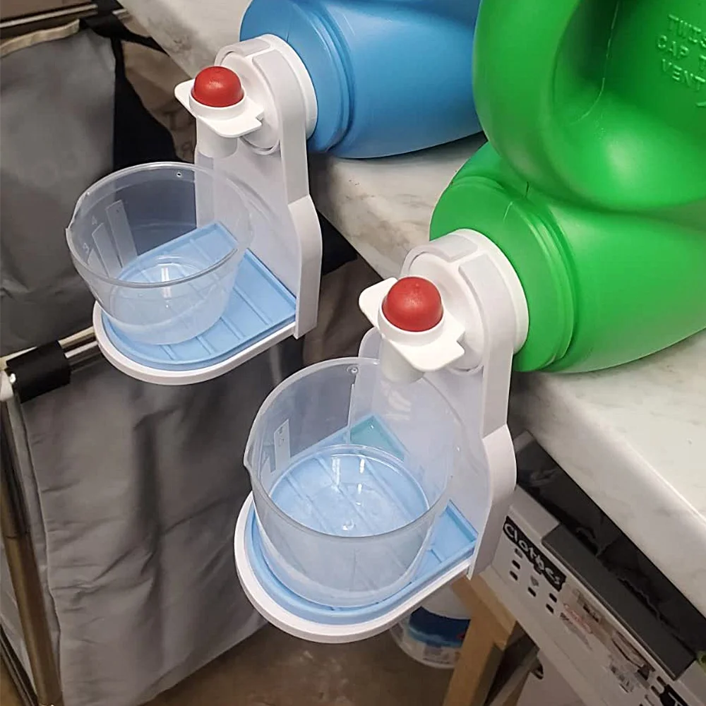 dripproof foldable laundry room washing liquid gadget soap detergent drip tray catcher cup holder for dispensing soap