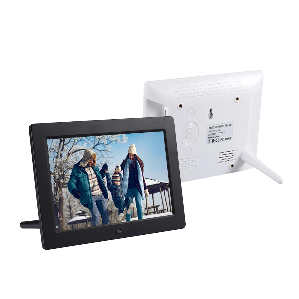 8 inch high resolution digital photo frame