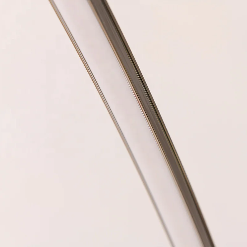 New best seller flexible polished aluminum color changing LED standing floor lamp