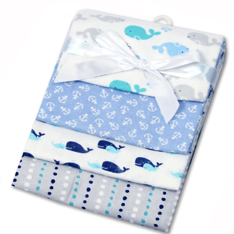 Baby blanket swaddle set for boy for girl soft cotton material