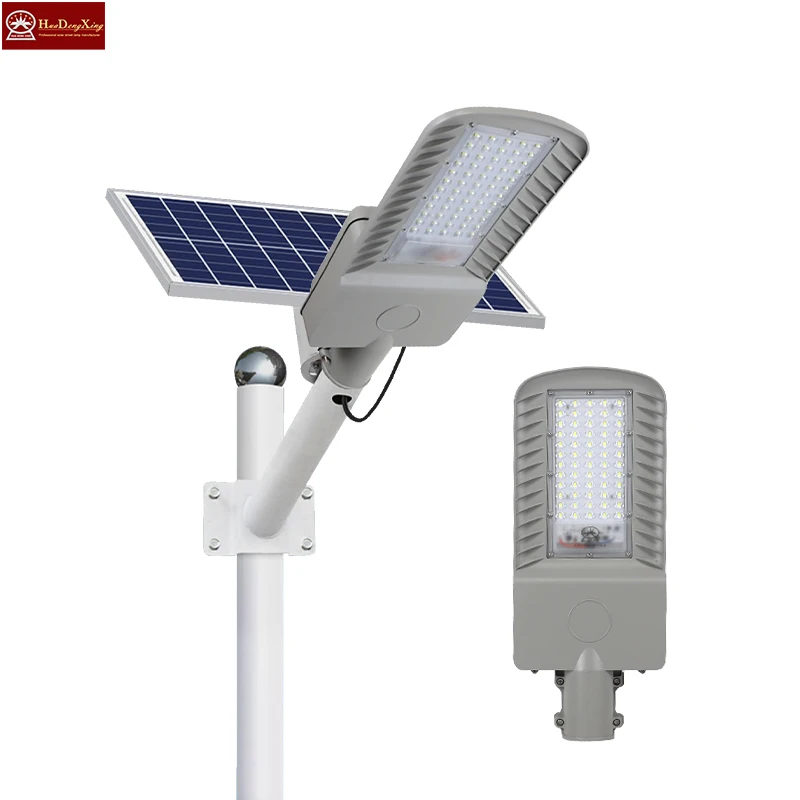 Monocrystalline LED Solar Street Light 30W-150W All-in-One Reflector Aluminum for Outdoor & Garden DC Power Supply