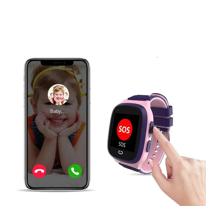 Christmas Gift sos kids smart watch LT21 LT31 gps wifi LBS SOS video call waterproof smartwatch for kids 4g