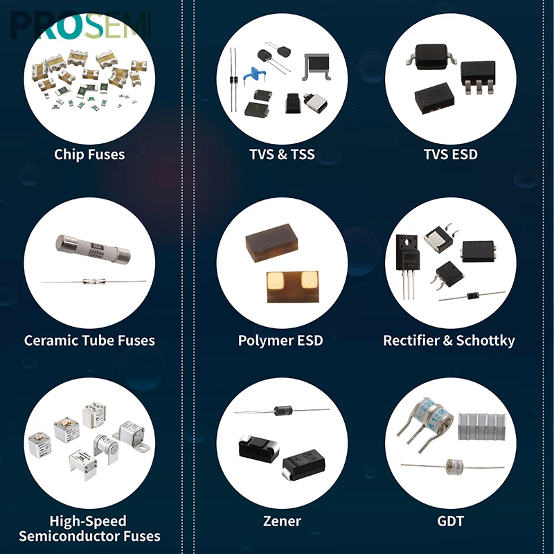 Low reverse leakage 400W 5V Bidirectional SMD Avalanche Breakdown Diode with SMA package