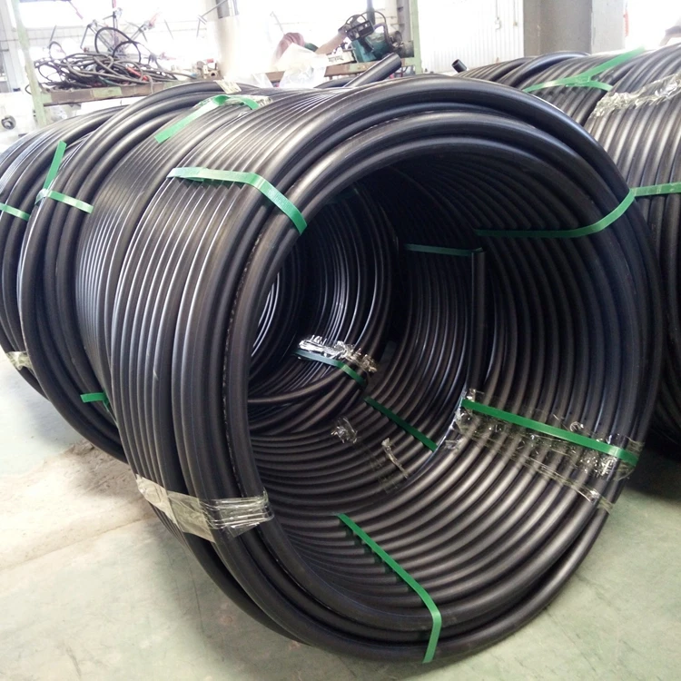 1inch 2 inch polyethylene Irrigation Small Diameter HDPE rolled pipe rubber hose PE irrigation tube black plastic coil pipe