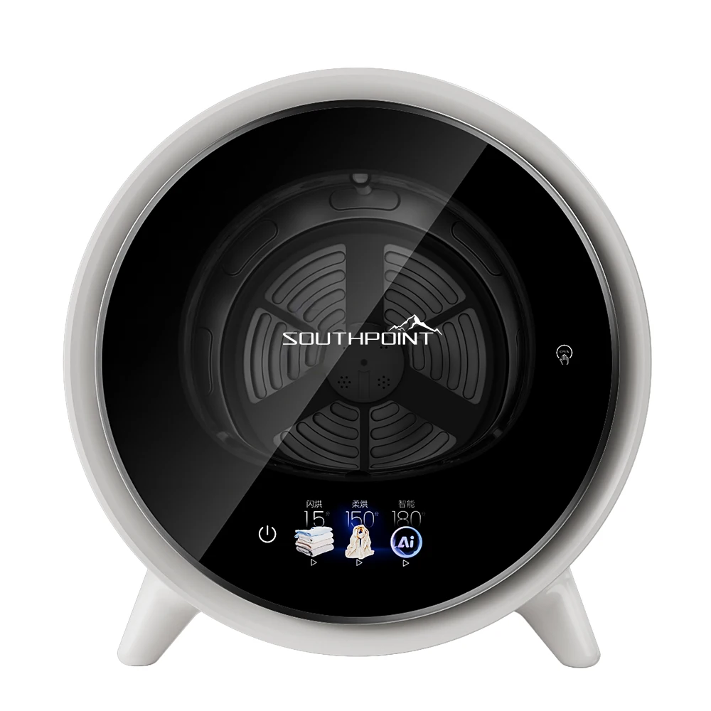 2KG Portable Mini Tumble Dryer Silent Sterilization Clothes Underwear Dryer for Household Dormitory Automatic Type Hotel Use