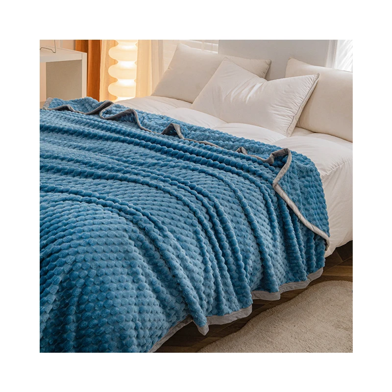 150x200cm Tortoise shell Blanket- Lambswool Blanket - Thickened Warm Double-layer Facecloth, Machine Washable Adult Winter Qu
