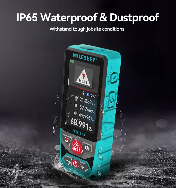 Hot Selling Mileseey P9 High Accuracy Outdoor USB Digital Measurement Laser Distance Meter