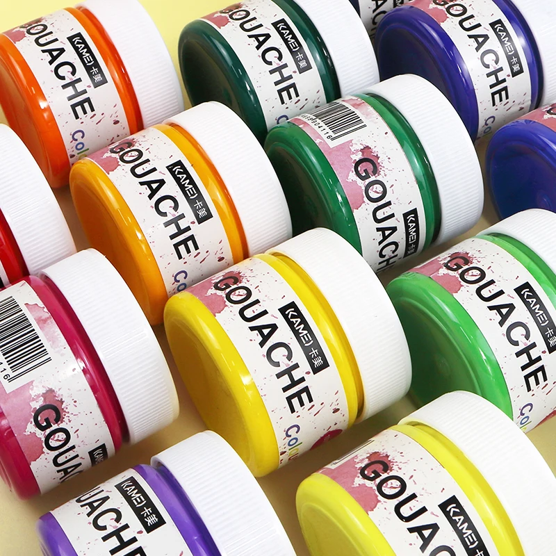 Оптовая продажа цветная бутылка для гуаши 100 мл