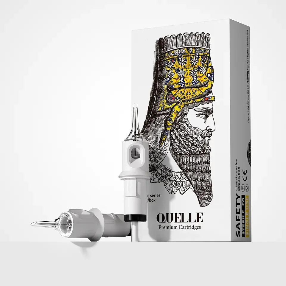 Solong Quelle Round liner shader curved Magnum Tattoo Needles cartridge Disposable 3RL 5RL Tattoo Cartridges Needles