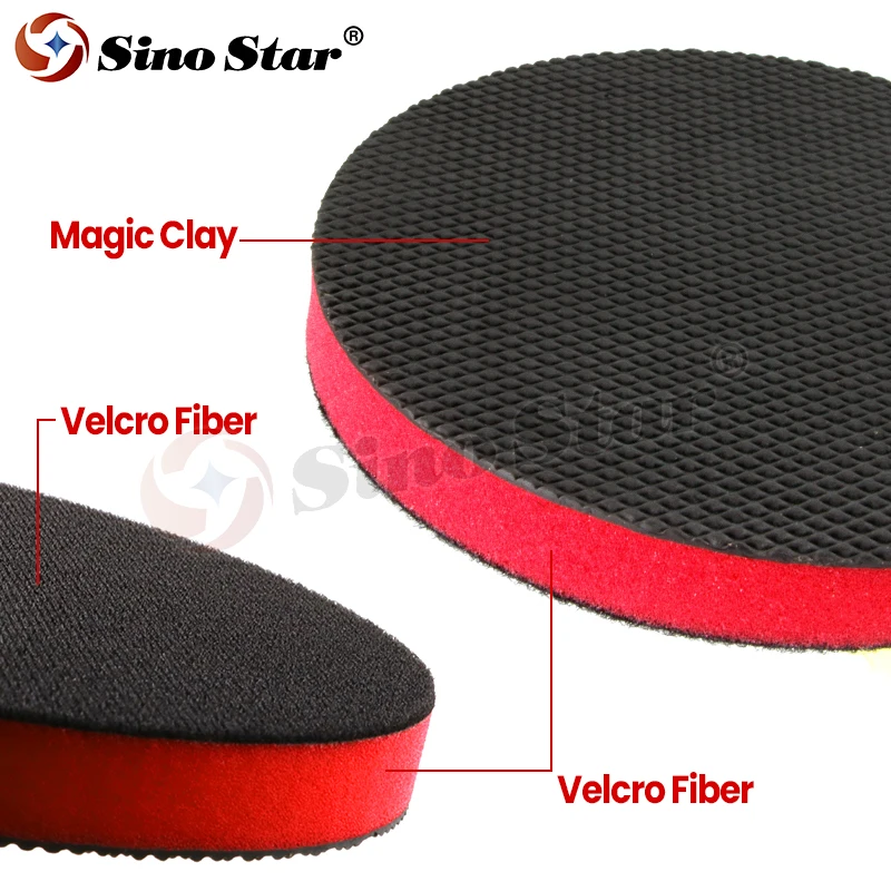 Car Wash Magic Clay Bar Pad Mitt Sponge Polishing before Auto Care Wax Applicator Paint Repair Skin SP00318