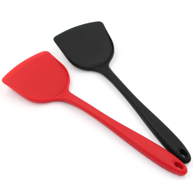 Силиконовая лопатка кухонная логотип Oem изготовленный на заказ набор нетоксичных силиконовых лопатков для приготовления пищи
