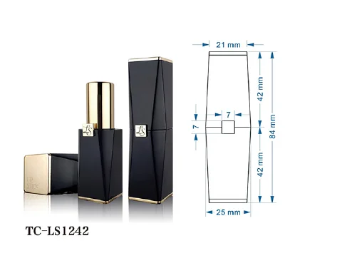 Luxury custom Plastic Cosmetic  Magnetic Lip Stick Container Tube Packaging Empty Lipstick Tube