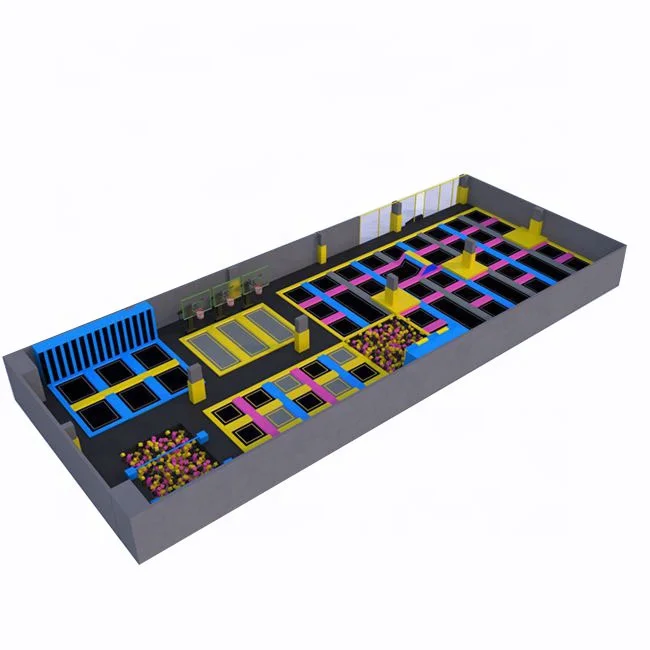 
Trending hot design indoor trampoline park professional adult kids jump foam pit trampoline 