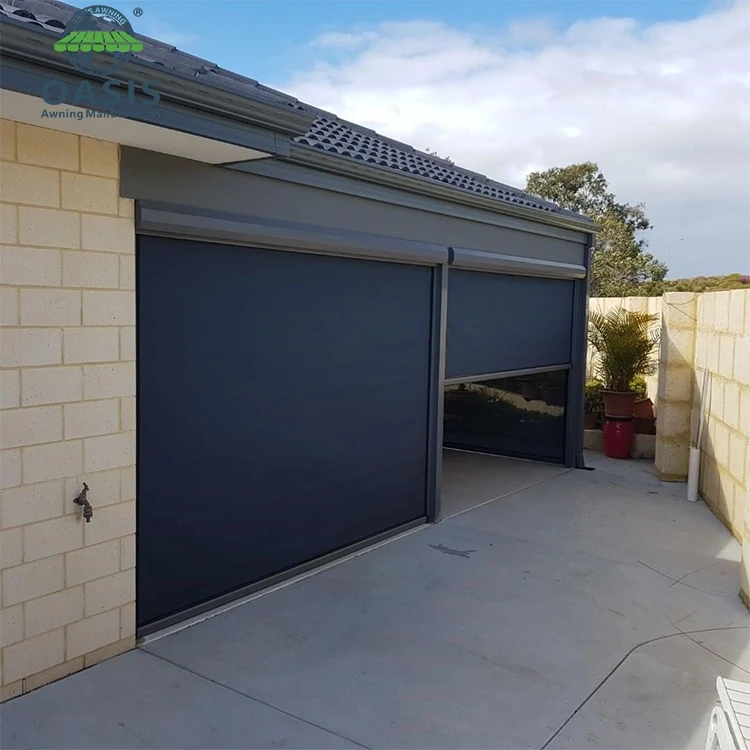 Oasis Hot Sale Window Semi-occlusion Blinds Decorative Side Sunscreen Roller Curtain