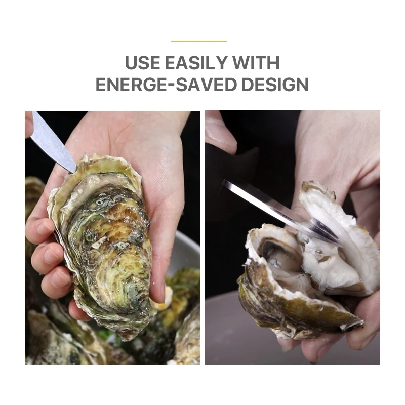 All Stock Wholesales Shellfish Tools Mussel Oysters Knife Clam Stainless Steel Mussel Oysters Shucking Knife
