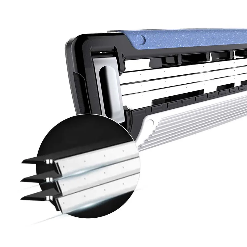 Razor Blade Stainless Ceramic Coating Blue Lubrication Best Razor Blades For Shaving