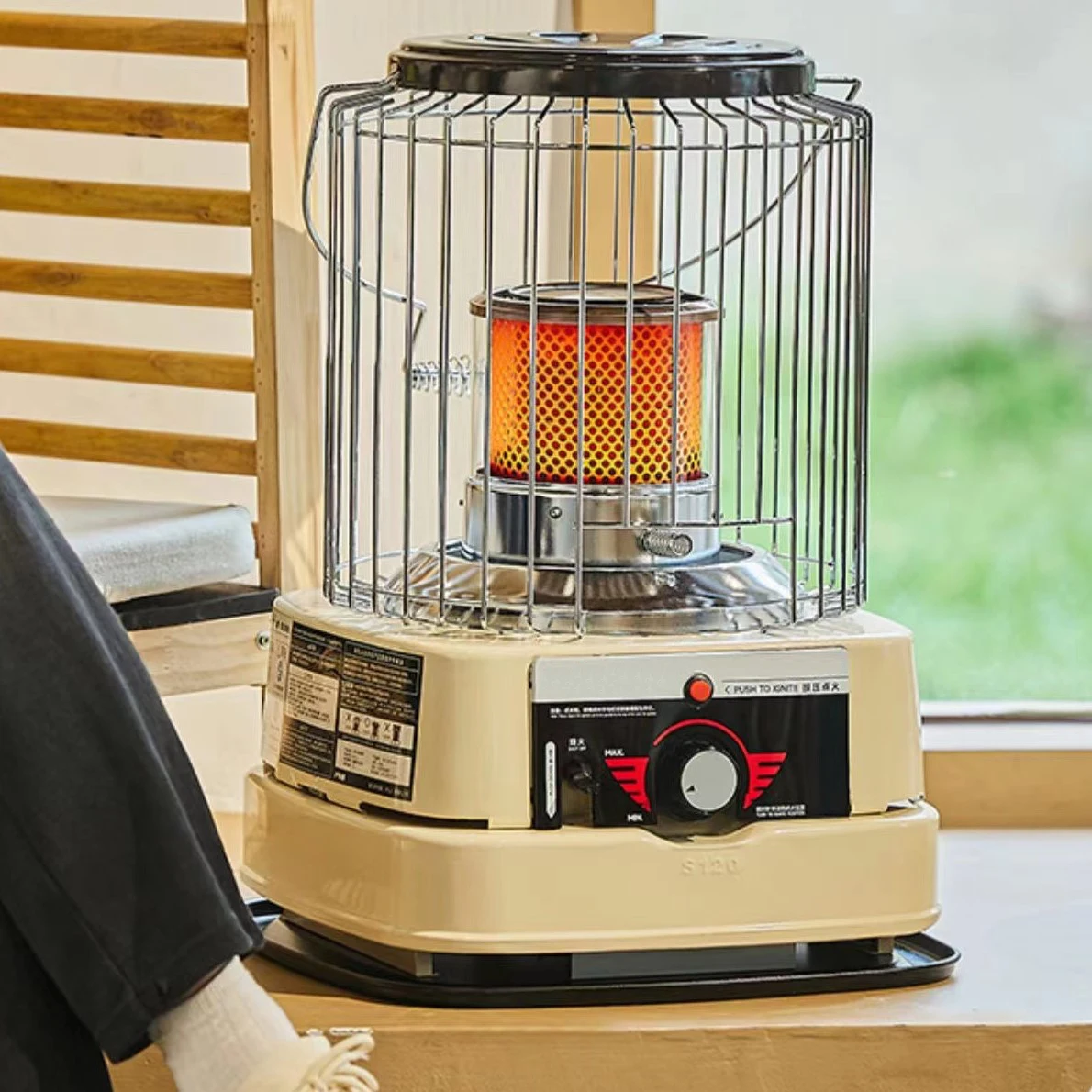 20000 BTU Convection Heater Kerosene for Indoor Outdoor Use Portable Kerosene Heaters