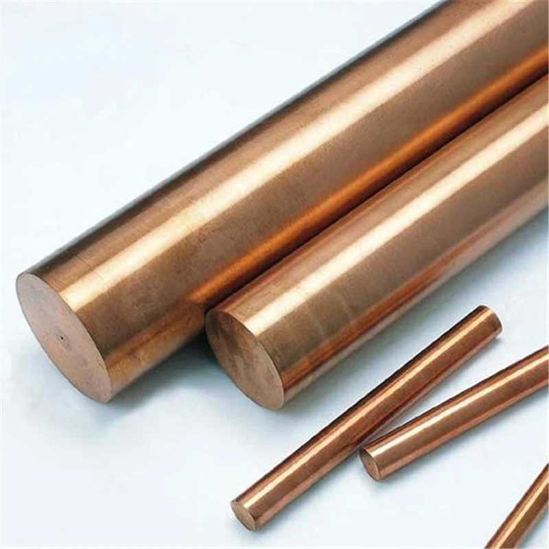 High hardness mold Qbe2 beryllium bronze rod machine rolled Qbe2 high beryllium copper rod can be customized