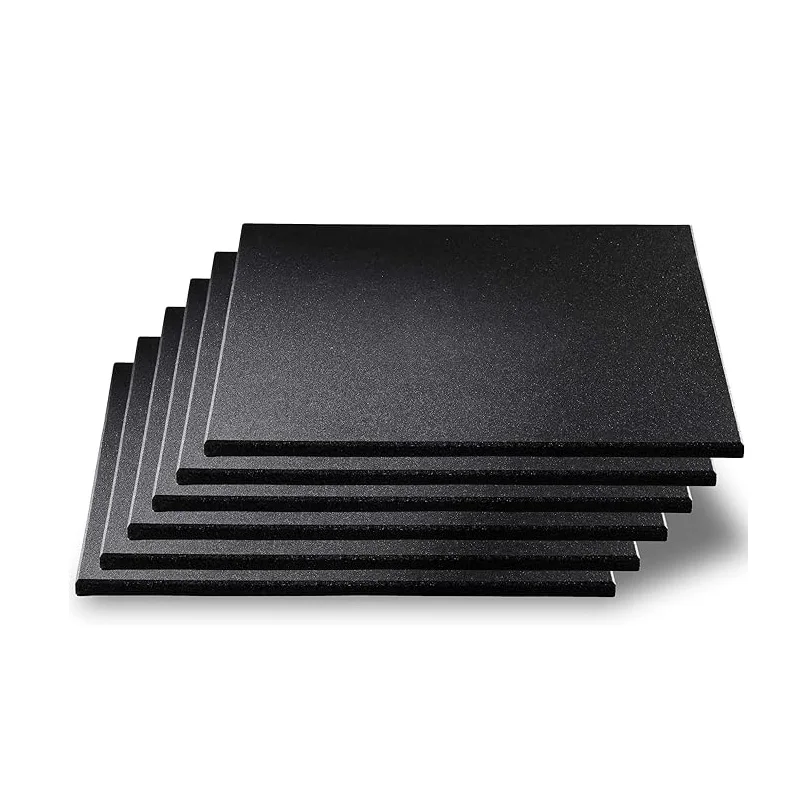 Factory Customized Shock Absorption Sport Commercial 6mm 15mm Black Rubber Gym Floor
