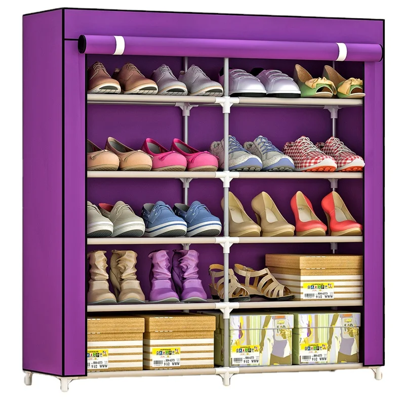 US UK 5 tier double door shoe organizer