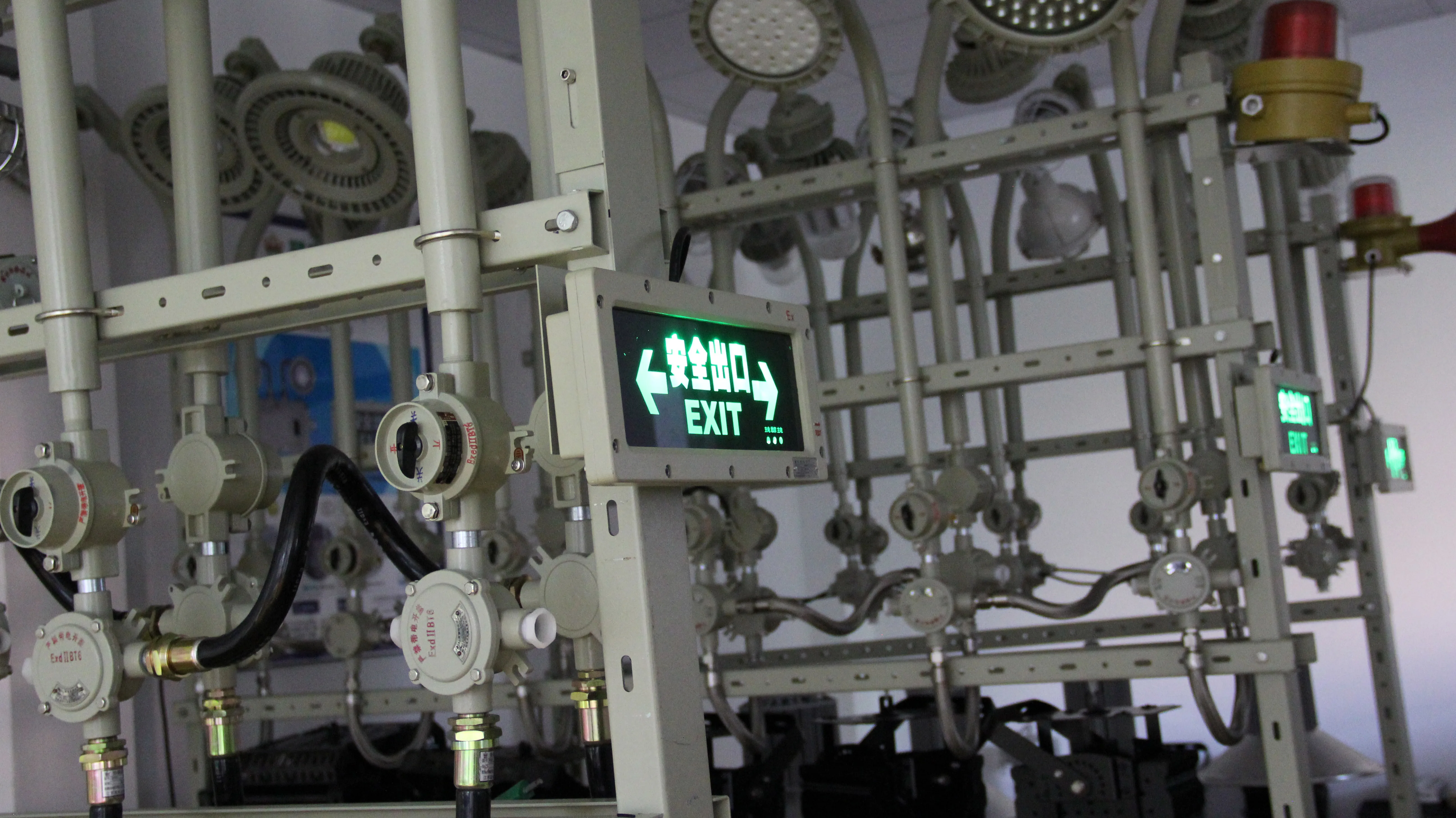 Hazardous Area Lights 3W Explosion Proof LED Emergency Light Exit Sign Lamps Explosion Proof Indicator Lamp