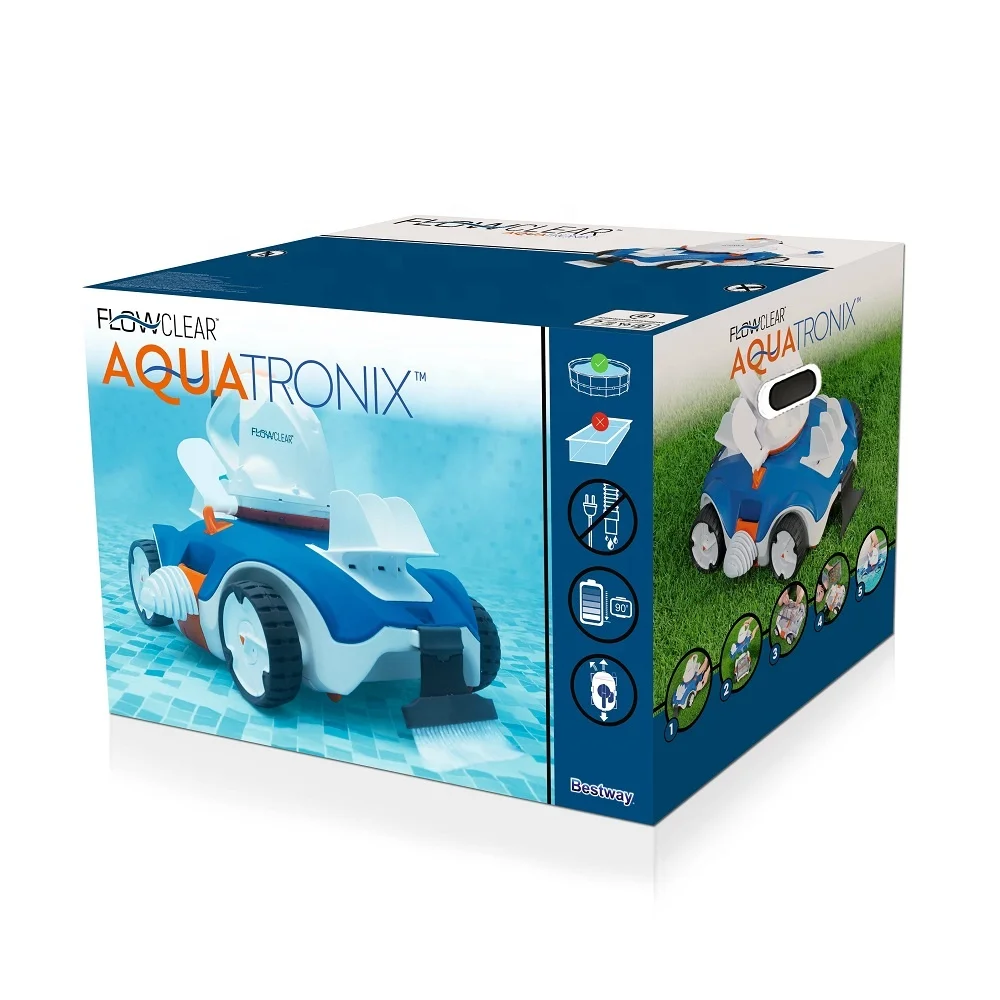 Bestway 58482 Above Ground Swimming Pool Cleaner Flowclear Aquatronix Pool Accessories Pool Maintenance Equipment