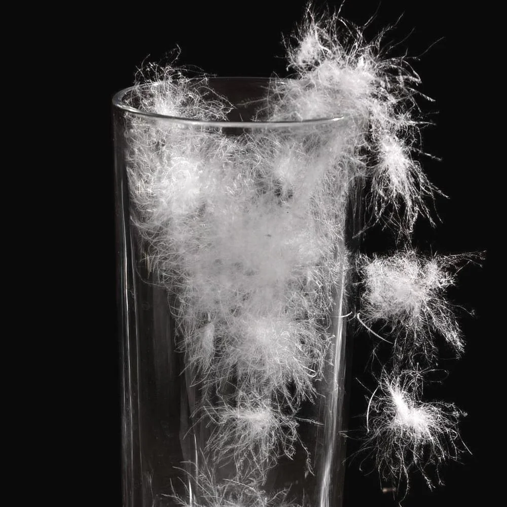 
Handmade Washed White Duck Down 95% Sticky 