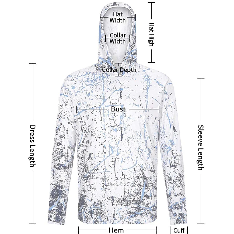 Fishing Wear Latest 2021 Summer New Arrival Upf 50 Sun Hot sell Custom Jersey Long Sleeve Hoodies Shirts for