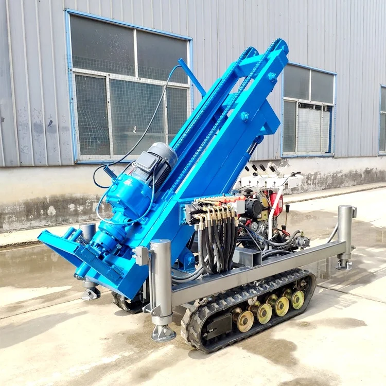 hot sale hydraulic crawler core well drilling rig machine for water well