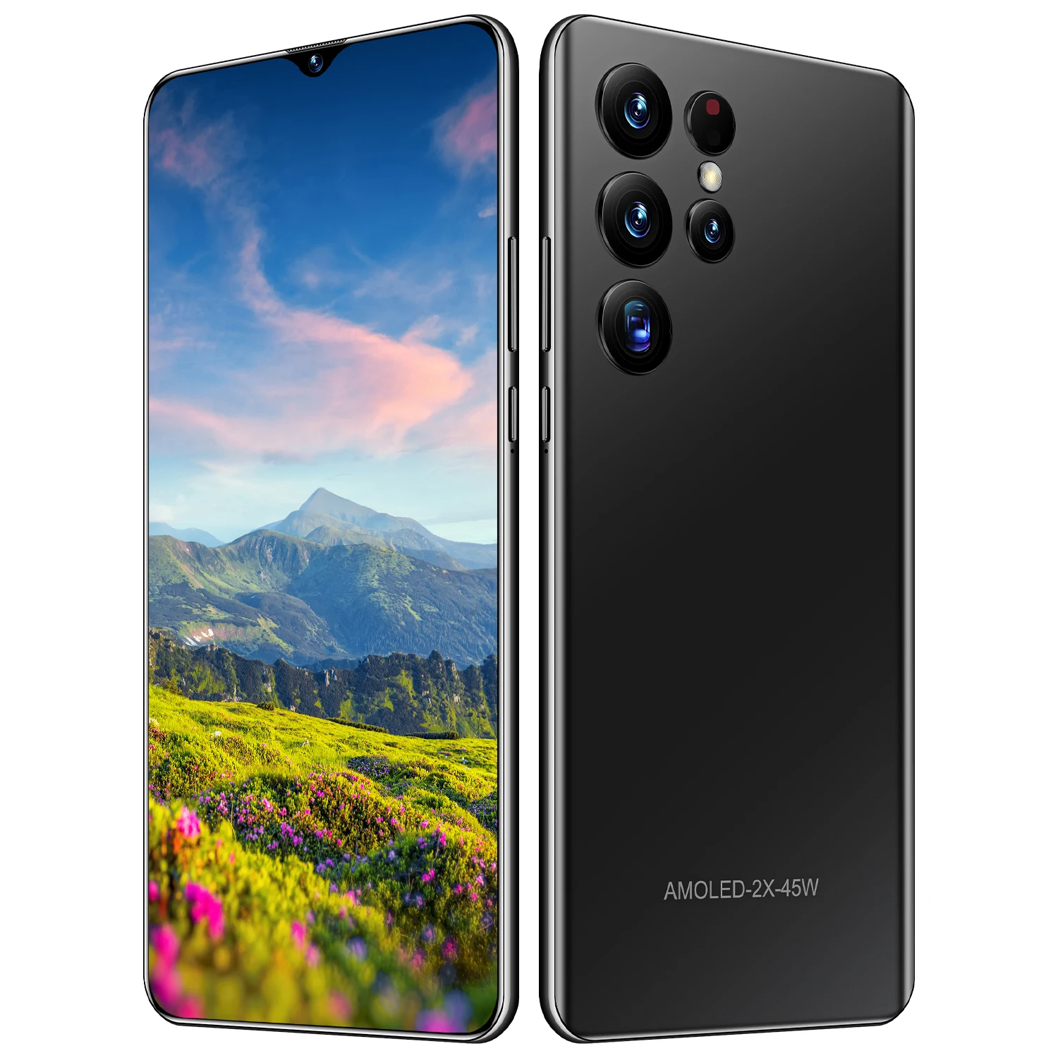 S22Ultra Smart Mobile Phone 4G Network Quick Charge Unlocked Type-C Cell Phone Smartphone dual-SIM dual standby Wifi Bt Camera