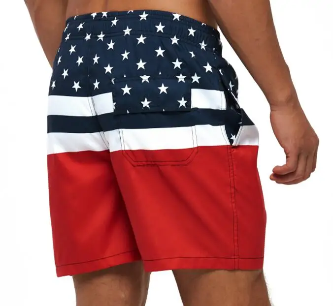 BSCI Factory  Man Swim Wear Beach Board Shorts Swimming Trunk Quick Dry Men Swimwear