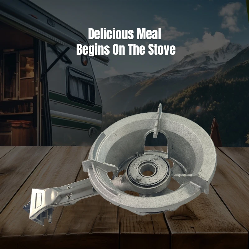 Superior Strength Cast Iron Propane Burner Gas Sove Burner High Pressure Assemblies Safety Burner Gas Stove Good For Camping