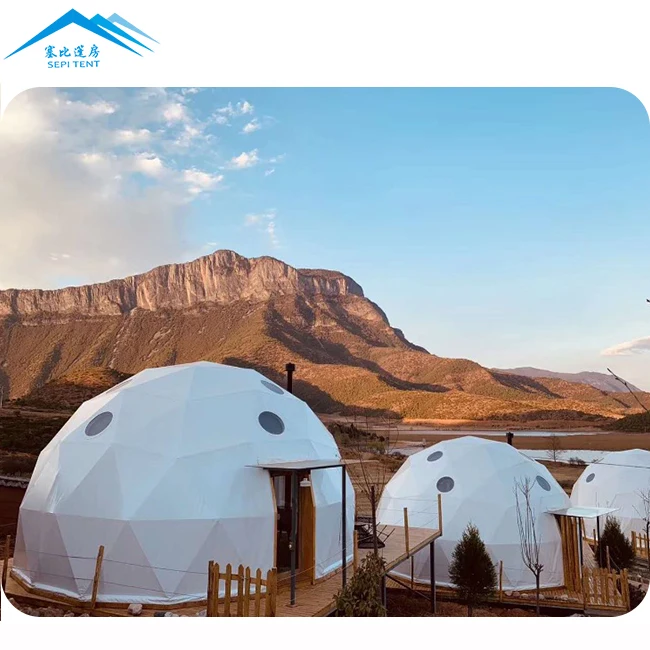 Роскошные geodome эконом-палатка навес для парковки c геодезической купольная
