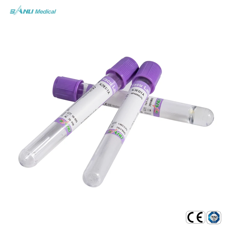 6.0ml  EDTA K3 Blood Collection Tubes