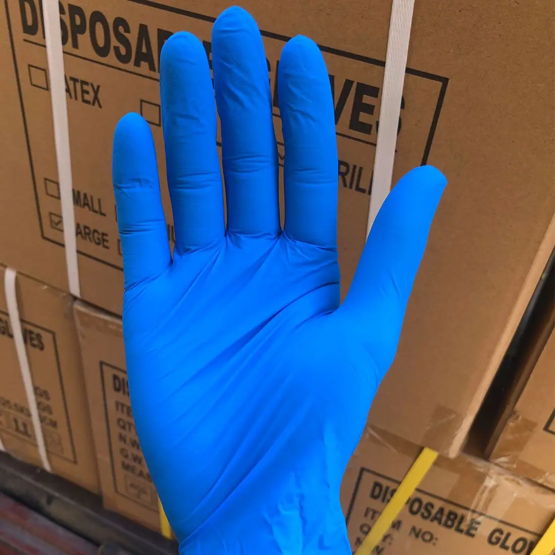 Factory Manufacturer Powder Free Examination Disposable Nitrile Gloves