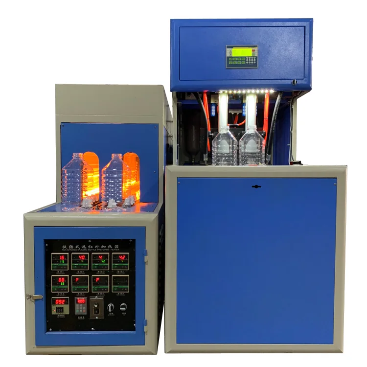 
750ml Moulds Drink Water Pet Blower Bottles Making Machine Price 