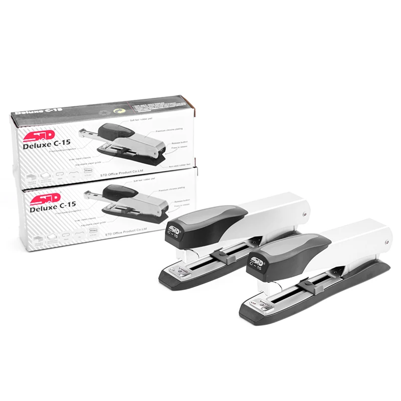 C-15 High Quality Office Stationery Stapler School Paper Binding Supplies 24/6 26/6 Metal Stapler