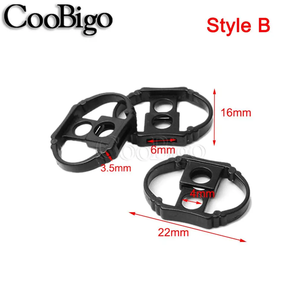 Пластиковый шнур слайдер шнурок зажим шнур замок конец симметричный стопор для шнурка рюкзак ремешок сумки DIY аксессуары