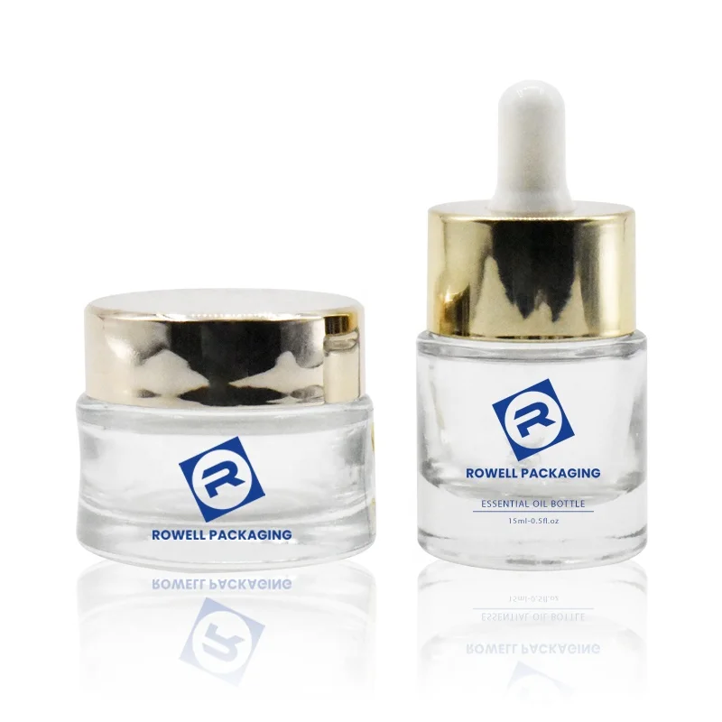 Custom design essential oil bottle packaging empty essential oil glass dropper bottle