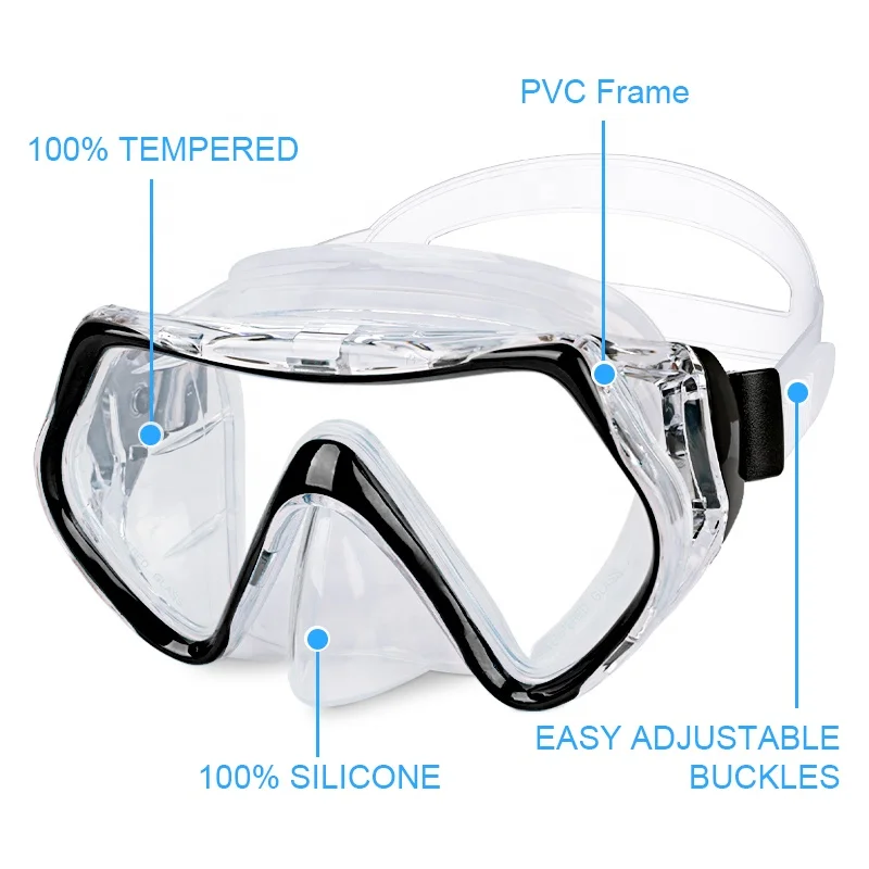 SKTIC Oem Foldable Silicone Snorkel Set Scuba Diving Equipment Wet Snorkeling Set Diving Mask Snorkel With Fashion Design