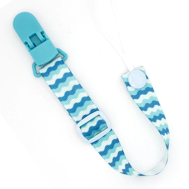 High Quality Polyester Baby Pacifier Clip