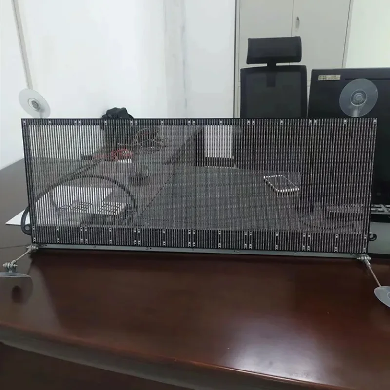 Car Rear Window p3.91 Transparent LED Display P2.5 High Definition Car Roof Taxi Top LED Display